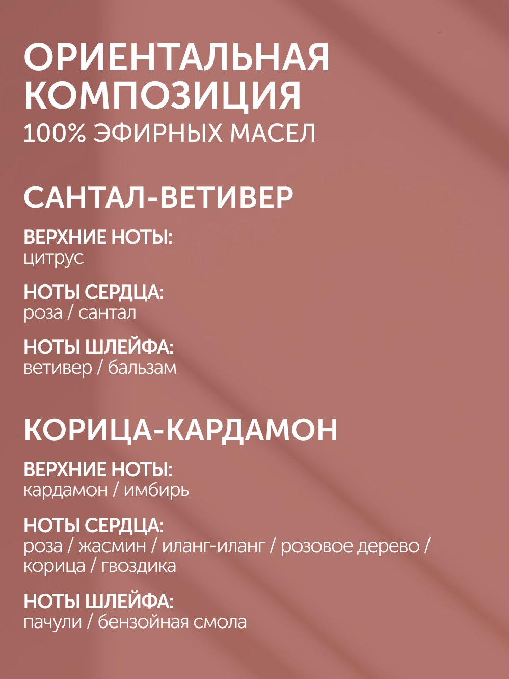 Набор по уходу за телом «Ритуал ароматерапии Сантал-Ветивер»