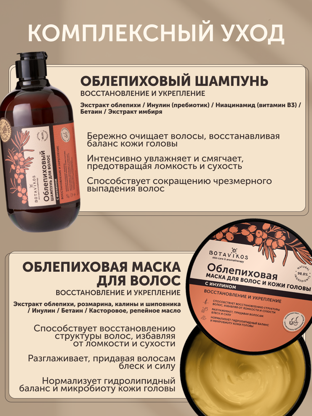 Набор по уходу за волосами «Золотой эликсир»