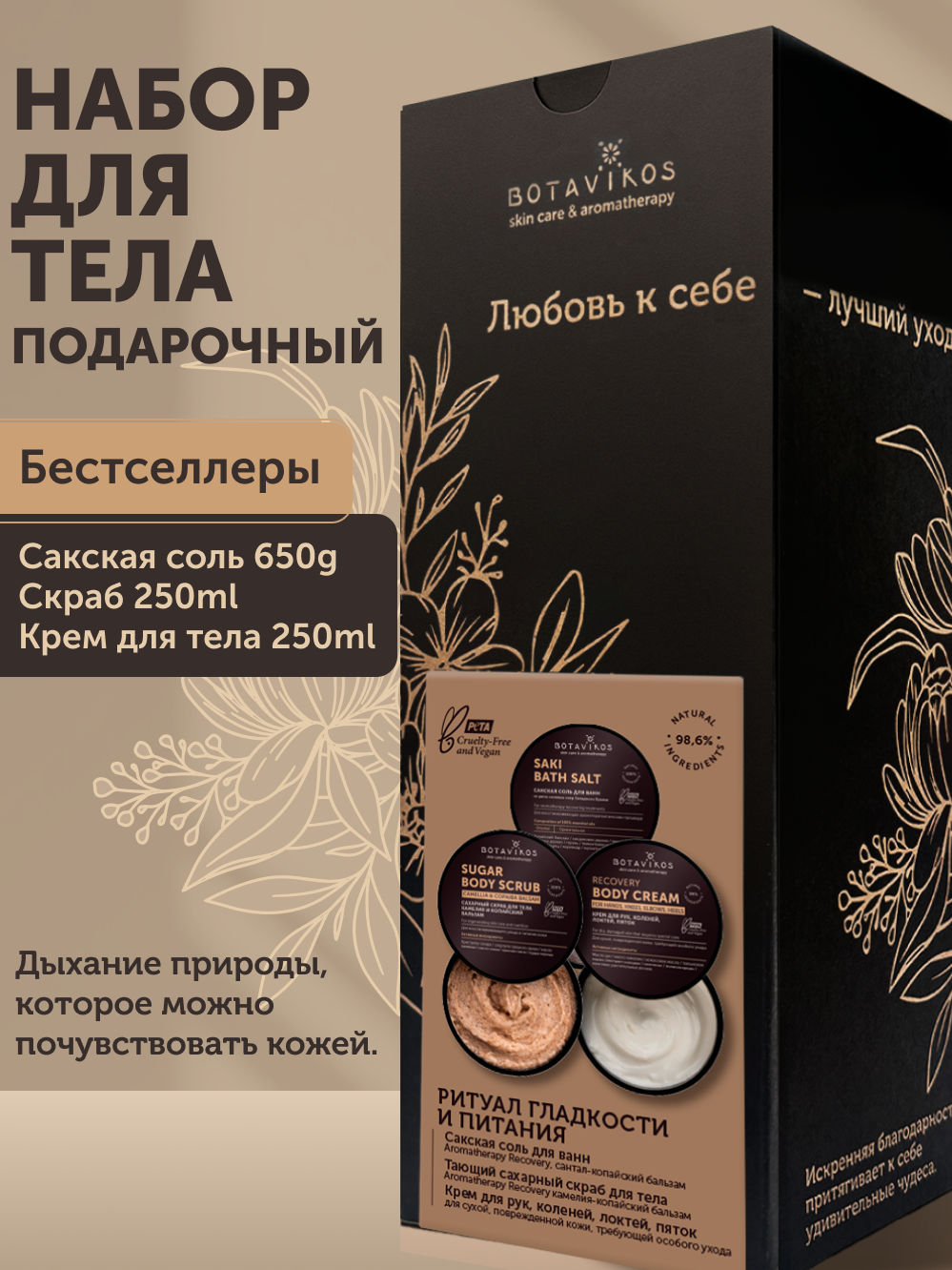 Набор для ухода за телом «Ритуал гладкости и питания»