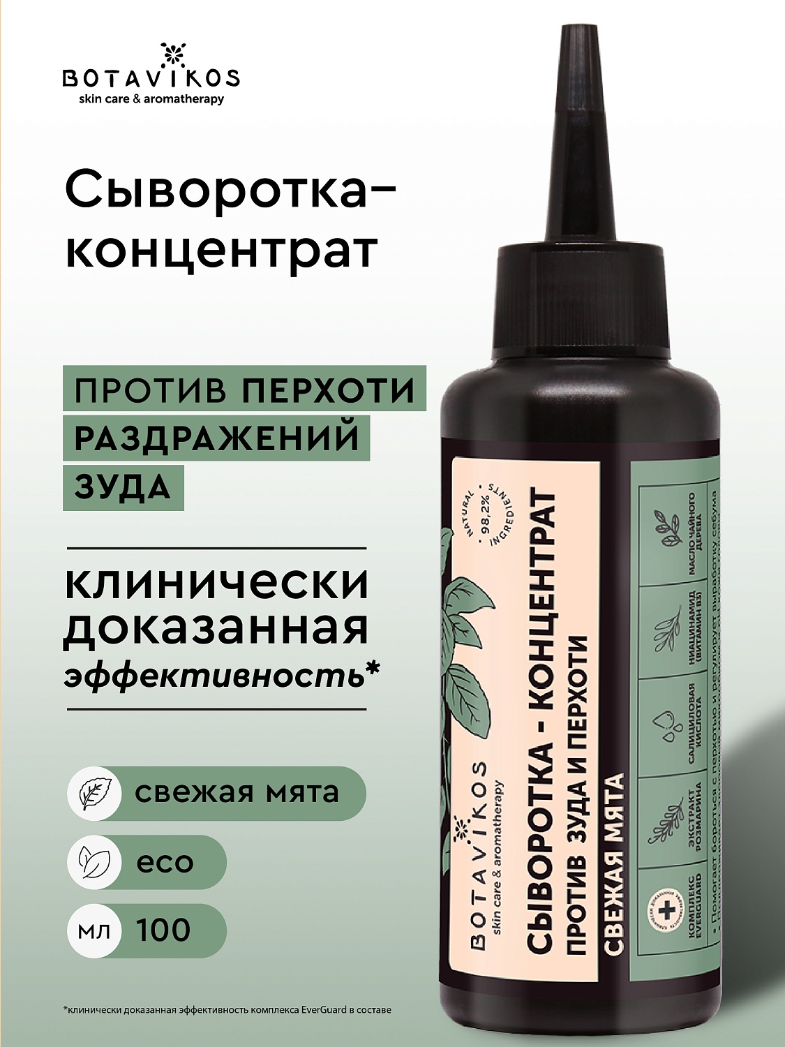 Сыворотка-концентрат для кожи головы против зуда и перхоти 